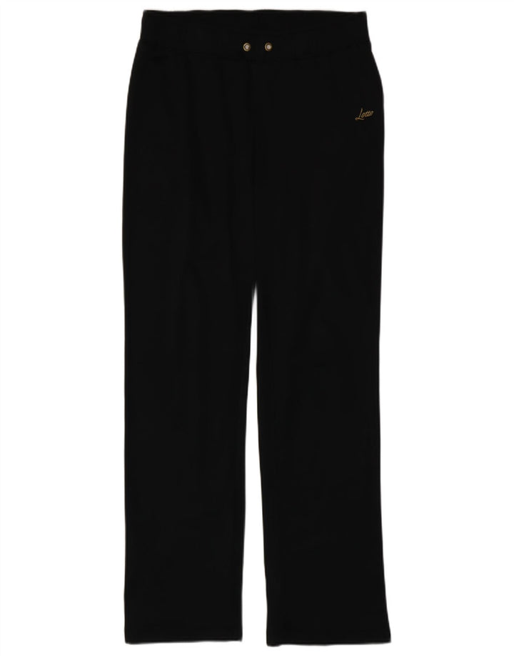 LOTTO Pantalones de chándal para mujer UK 44 Large Poliéster negro