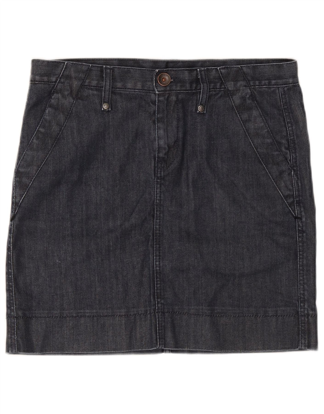 Falda Vaquera Benetton W32 Large Azul Marino