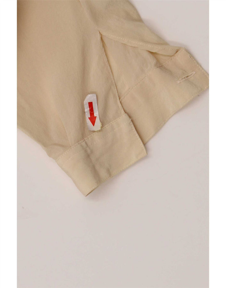 Blusa vintage para mujer IT 44 Seda blanca mediana