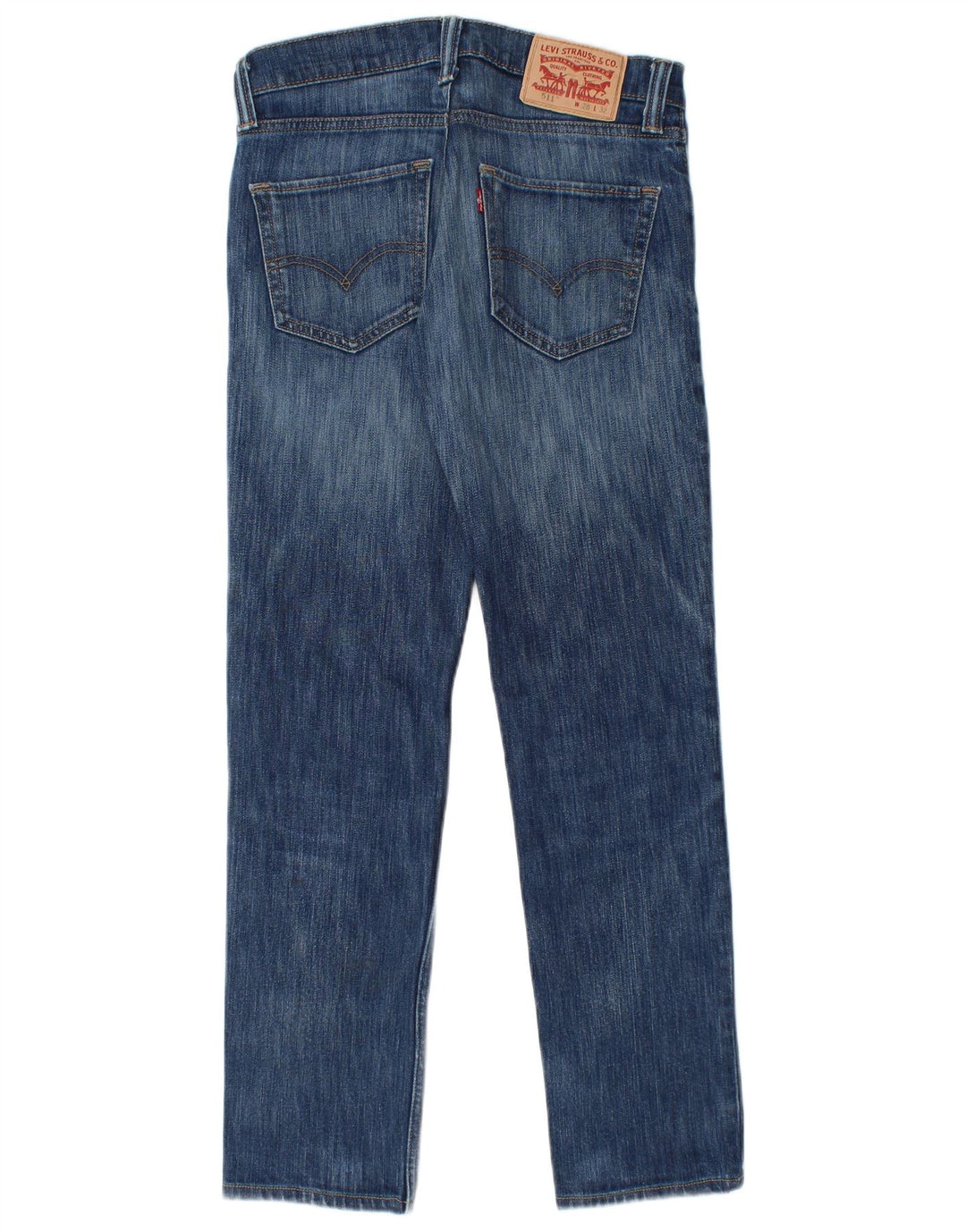 Levi's Hombre 511 Vaqueros Slim Desgastados W28 L29 Algodón Azul