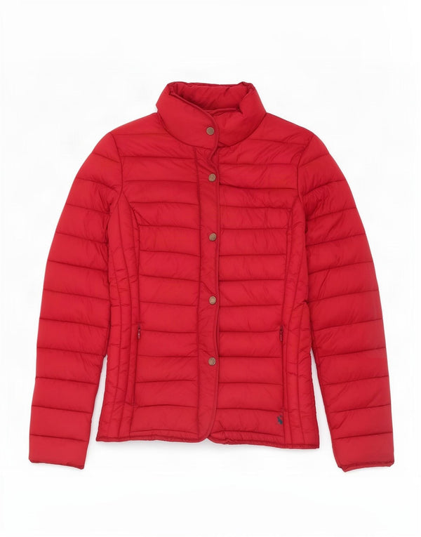 Chaqueta acolchada para mujer Joules UK 8 Small Red Polyamide