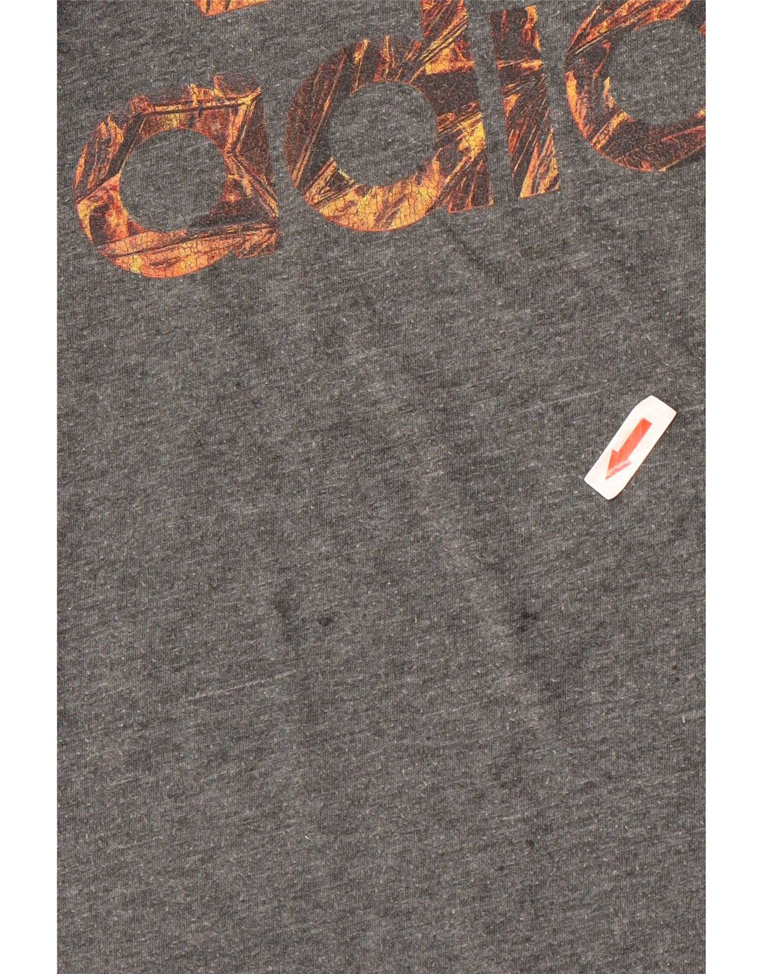 Adidas Mens Climalite Graphic Camiseta Top Poliéster moteado gris medio