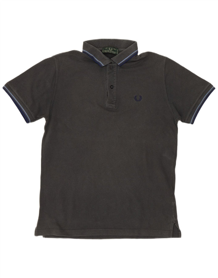 FRED PERRY Polo para hombre Algodón negro mediano