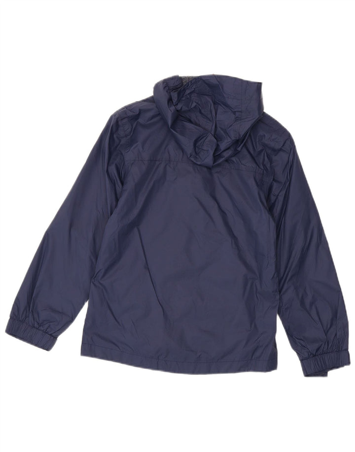 MOUNTAIN WAREHOUSE Chaqueta impermeable con capucha para niños 9-10 años Nylon azul marino