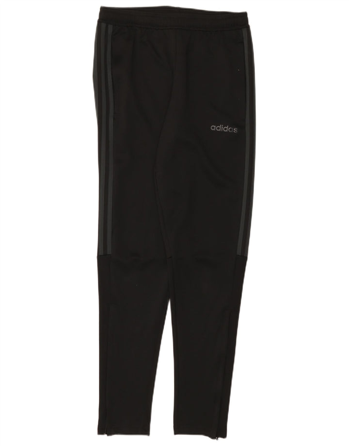 Adidas Mens Climalite Chándal Pantalones Pequeños Negro Poliéster