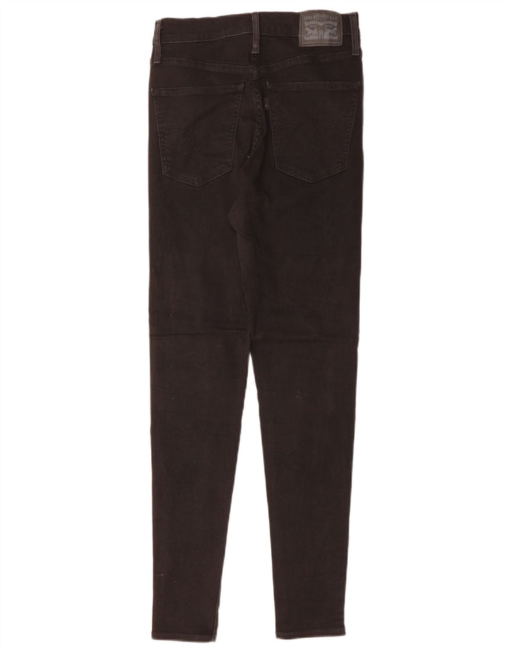 LEVI'S Jeans súper ajustados Mile High para mujer W27 L29 Algodón negro