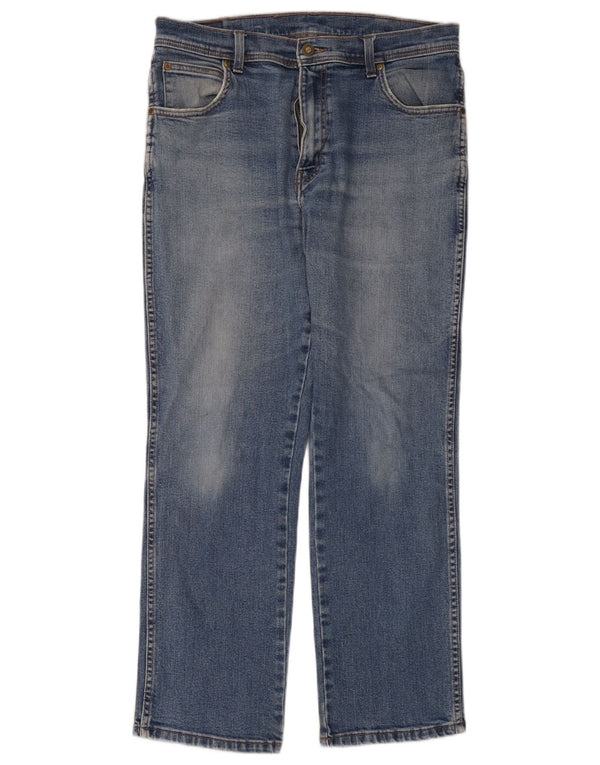 Vaqueros Wrangler Hombre Rectos W34 L30 Algodón Azul