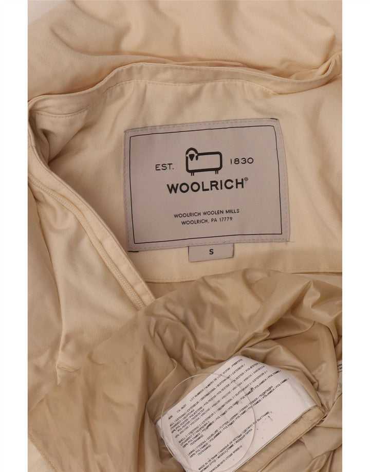Woolrich Chaqueta acolchada para mujer UK 10 Small Off White Poliéster