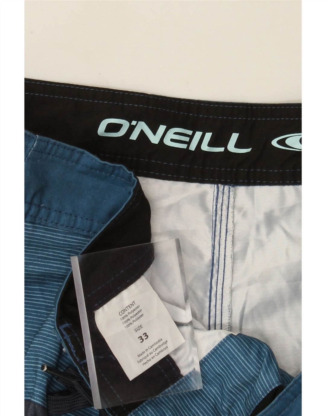 Bañador O'Neill Hombre Azul Medio Colorblock Poliéster