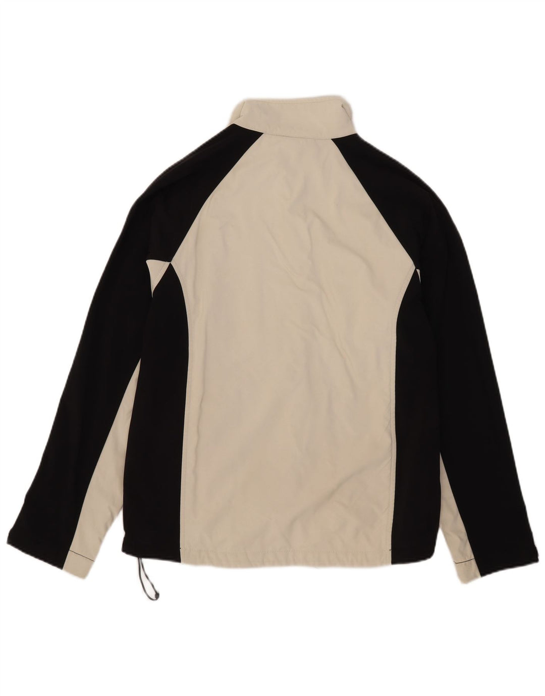 Gebomaountain Chaqueta de chándal para hombre con bloques de color blanco roto medio