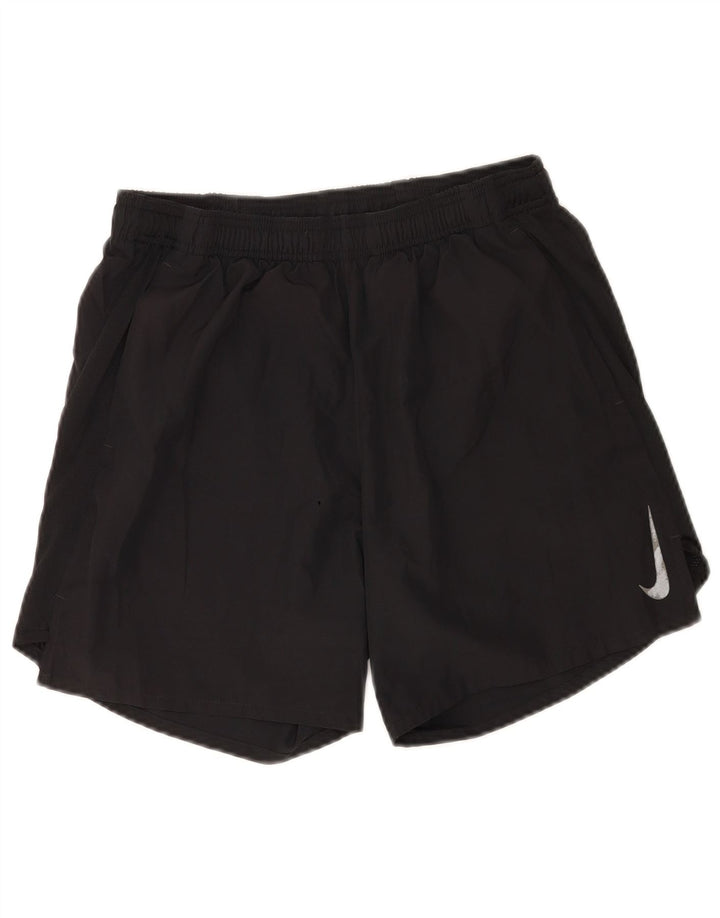 Nike Pantalones cortos deportivos Dri Fit para hombre, talla mediana, negro
