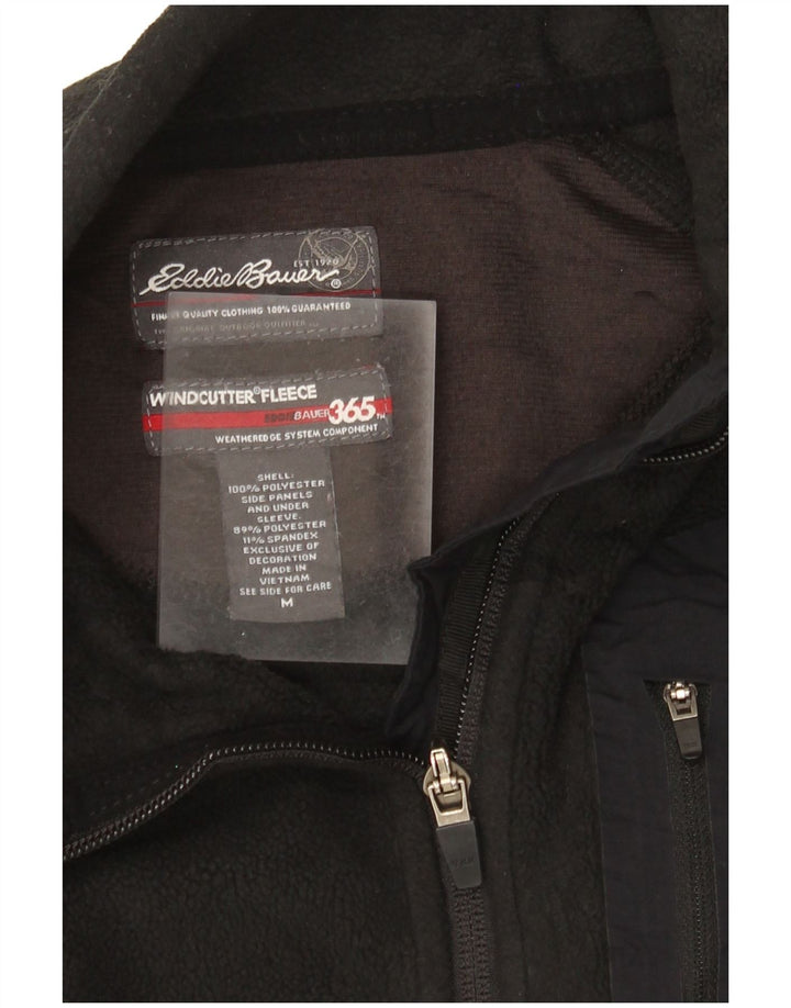 Eddie Bauer Chaqueta polar para mujer UK 14 Mediana Poliéster negro