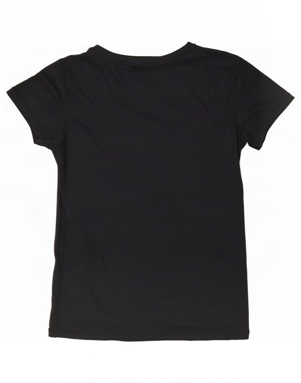 Nike Camiseta Regular Fit para Mujer UK 44 Mediano Negro Poliéster