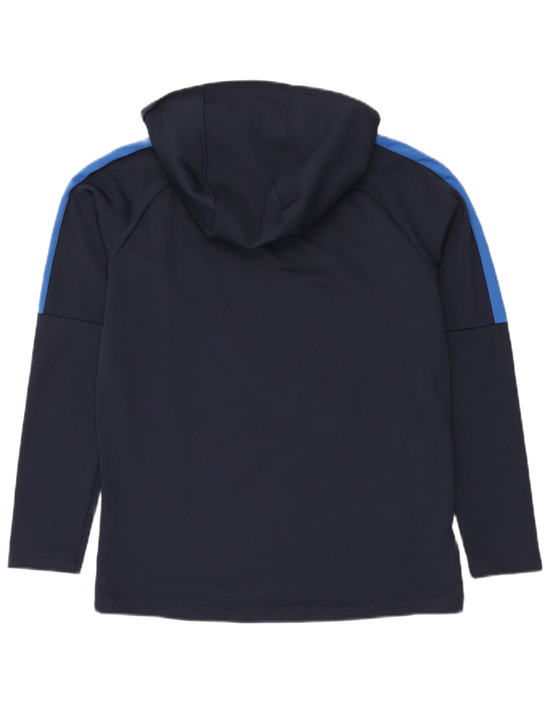 NIKE Hombre Dri Fit Sudadera con capucha Jumper Medium Azul marino Colorblock Poliéster