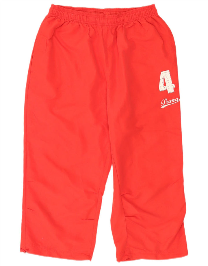 Pantalones De Chándal Puma Graphic Capri Para Hombre Poliéster Rojo Mediano