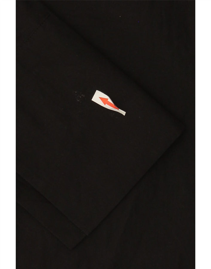 Zara Top extragrande con hombros descubiertos para mujer UK 6 XS Negro