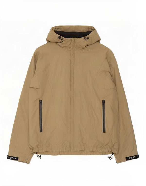 North Sails Chaqueta impermeable con capucha para hombre UK 42 XL Poliamida beige