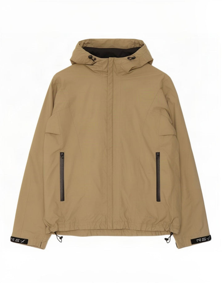 North Sails Chaqueta impermeable con capucha para hombre UK 42 XL Poliamida beige