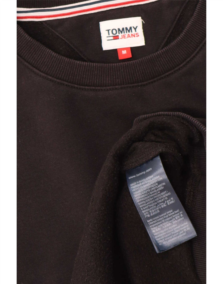 Tommy Hilfiger Sudadera para mujer Jumper UK 14 Mediano Algodón negro