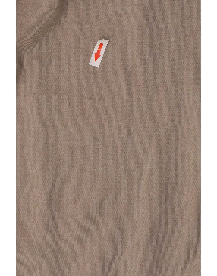 Zara Mujer Maxi Vestido UK 44 Algodón Gris Medio
