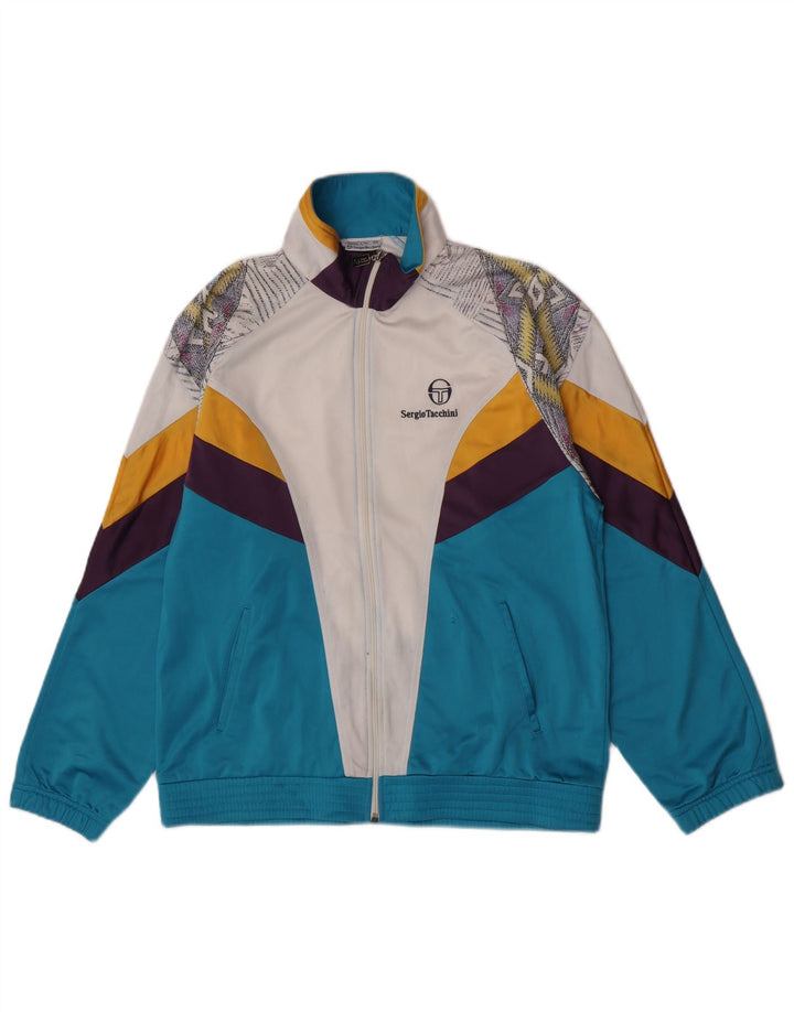Sergio Tacchini Chaqueta de chándal para hombre IT 48 Medium Multicolor