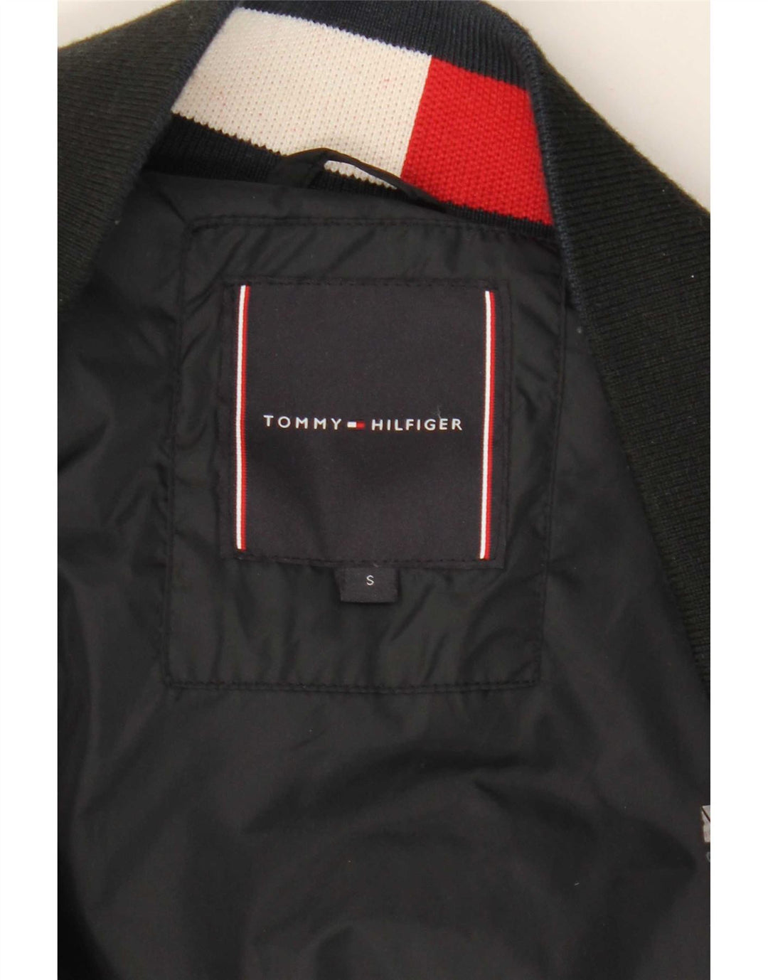 Tommy Hilfiger Chaqueta Bomber Acolchada para Hombre UK 36 Small Black
