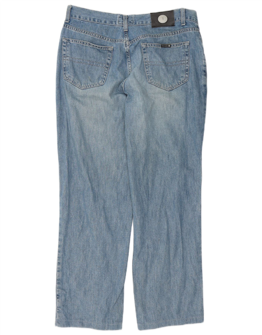 TRUSSARDI Mens Straight Jeans W35 L28 Blue
