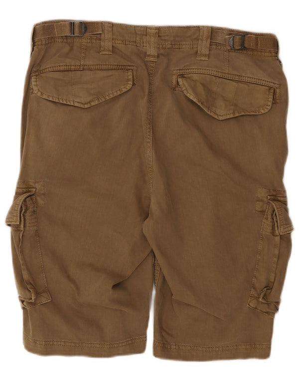 Superdry Shorts Cargo Para Hombre W32 Algodón Caqui Medio