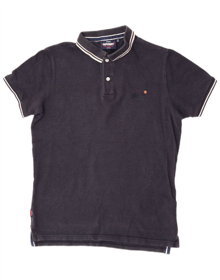 Polo Superdry Hombre Azul Marino Mediano