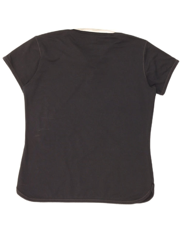 Nike Polo para mujer UK 40/40 Grande Negro Colorblock