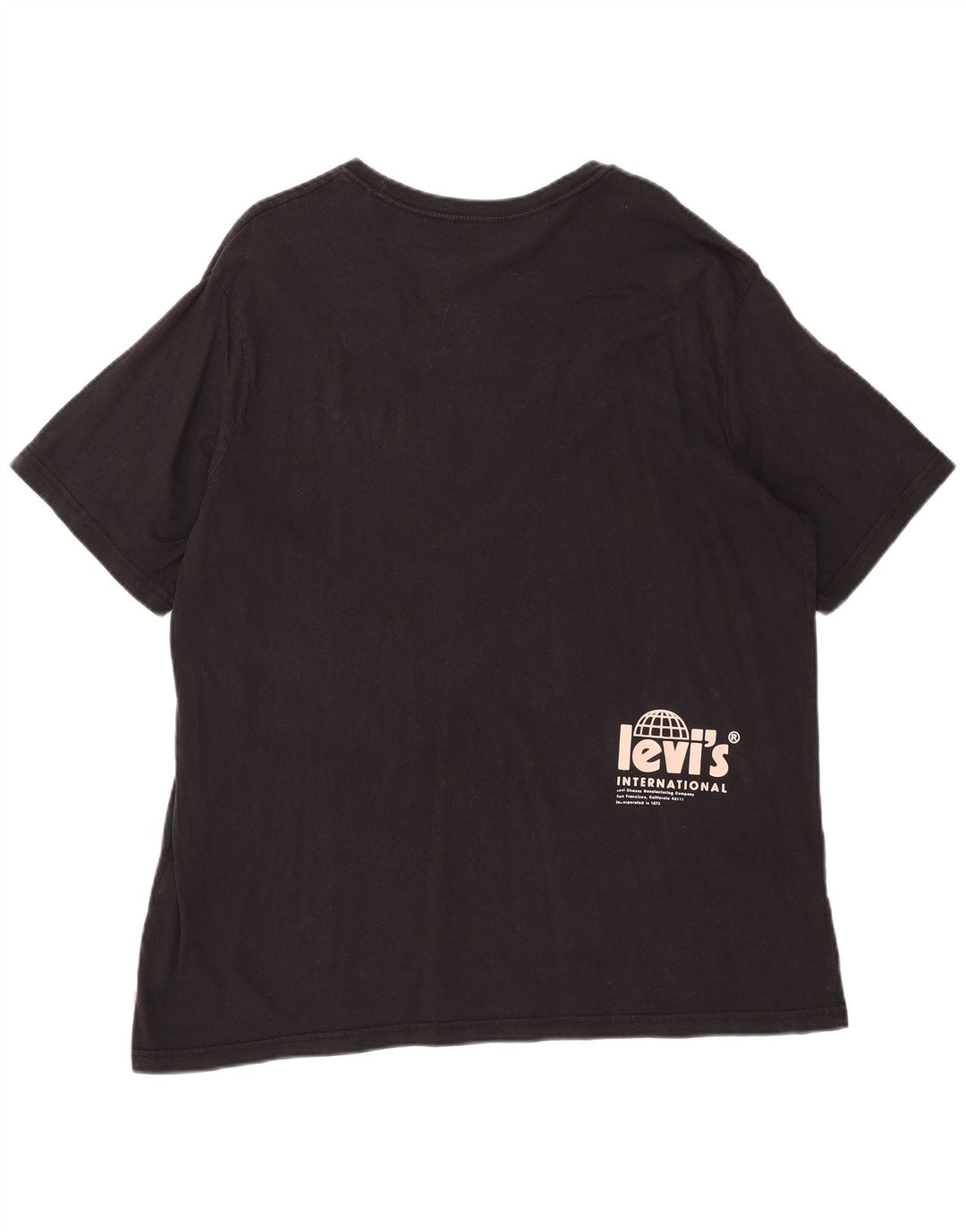 Levi's Camiseta con gráfico relajado para hombre XL Negro