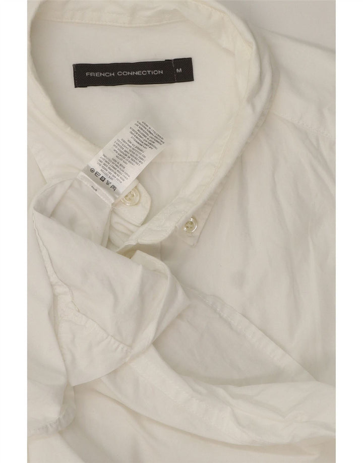 Camisa para hombre French Connection Algodón blanco mediano