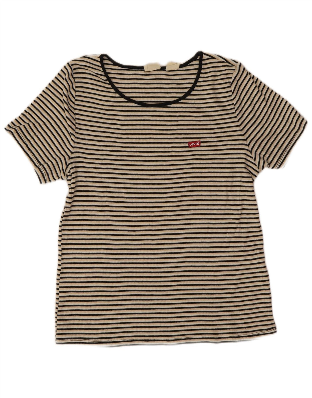 Levi's Camiseta para Mujer Top UK 40 XL Multicolor Rayas