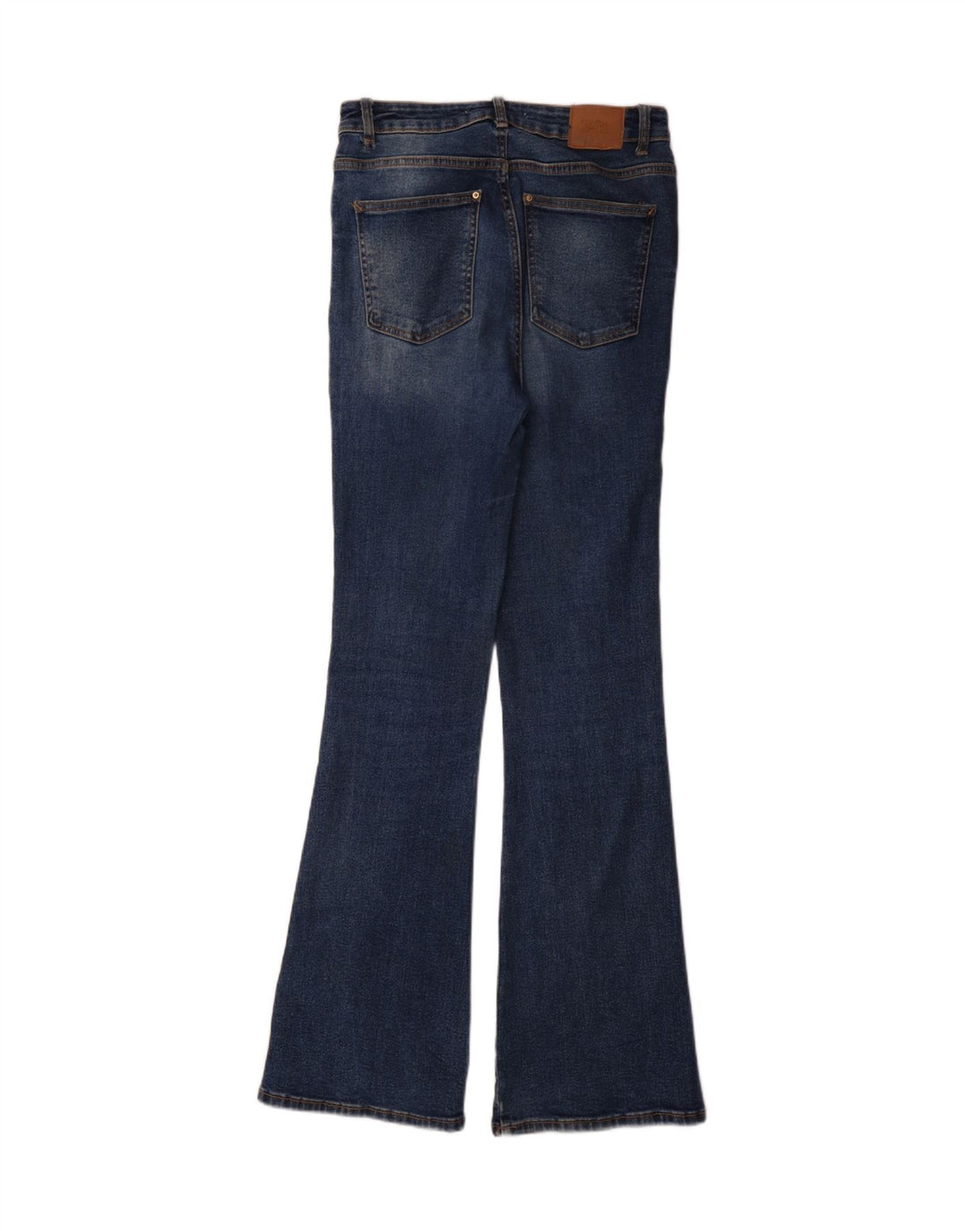 Zara Jeans Acampanados Para Mujer EU 38 Small W28 L34 Algodón Azul