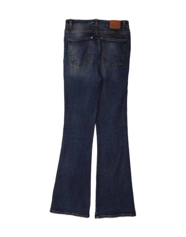 Zara Jeans Acampanados Para Mujer EU 38 Small W28 L34 Algodón Azul