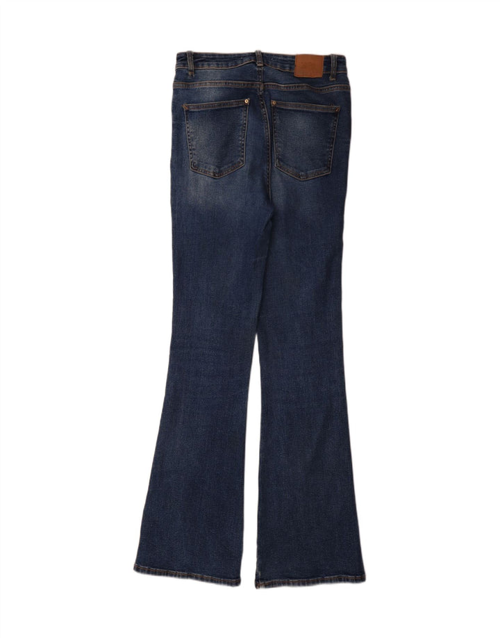 Zara Jeans Acampanados Para Mujer EU 38 Small W28 L34 Algodón Azul