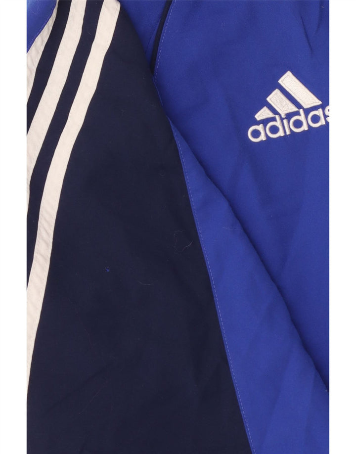 Adidas - Chaqueta de chándal gráfica para hombre, talla 40/42, color azul medio