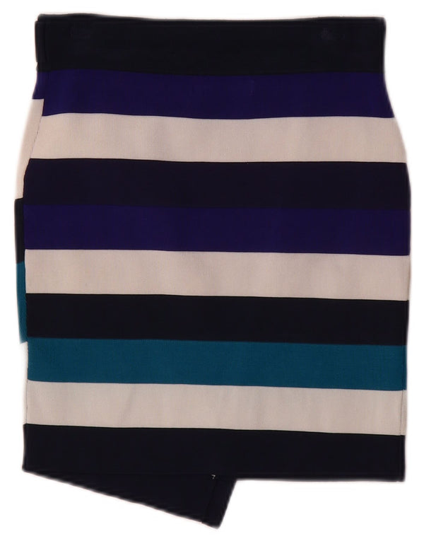 Karen Millen Falda cruzada para mujer talla 1 2XS W26 viscosa multicolor