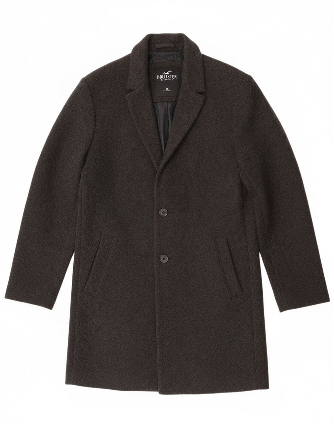 Abrigo Hollister para hombre UK 42 XL Poliéster gris