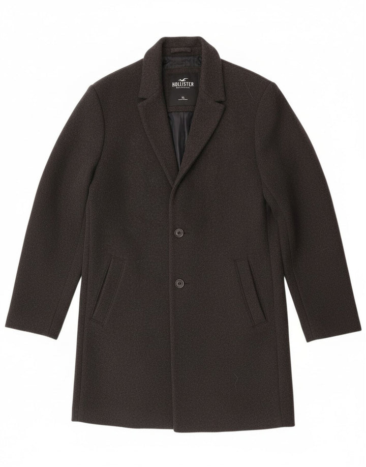 Abrigo Hollister para hombre UK 42 XL Poliéster gris