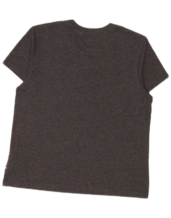 Vans Camiseta gráfica para mujer Top UK 44 Algodón moteado gris medio