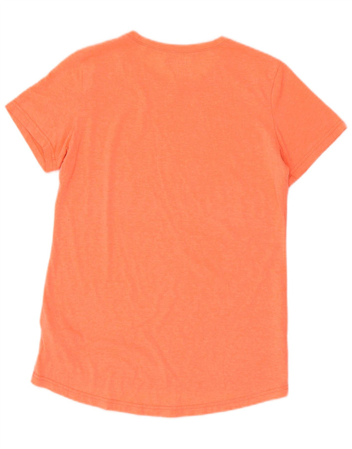REEBOK Camiseta para mujer Top UK 12 Medio Naranja Poliéster moteado