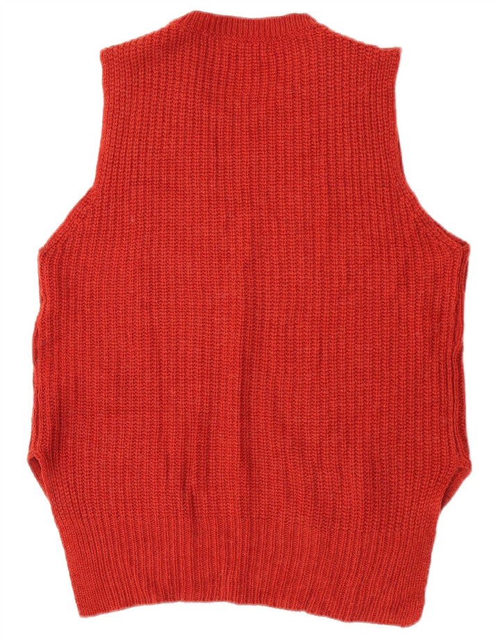 Marks & Spencer - Camiseta sin mangas para mujer (talla 40), acrílico rojo mediano