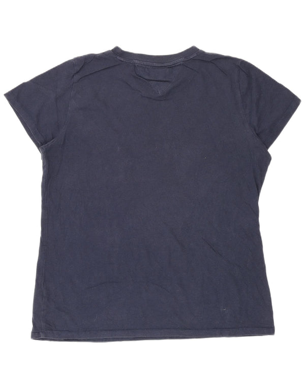 Tommy Hilfiger Camiseta para Mujer Top UK 40 XL Algodón Azul Marino