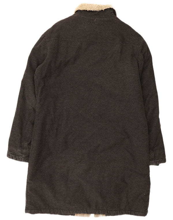 Meltin' Pot Abrigo Sherpa para hombre UK 42 XL Algodón gris