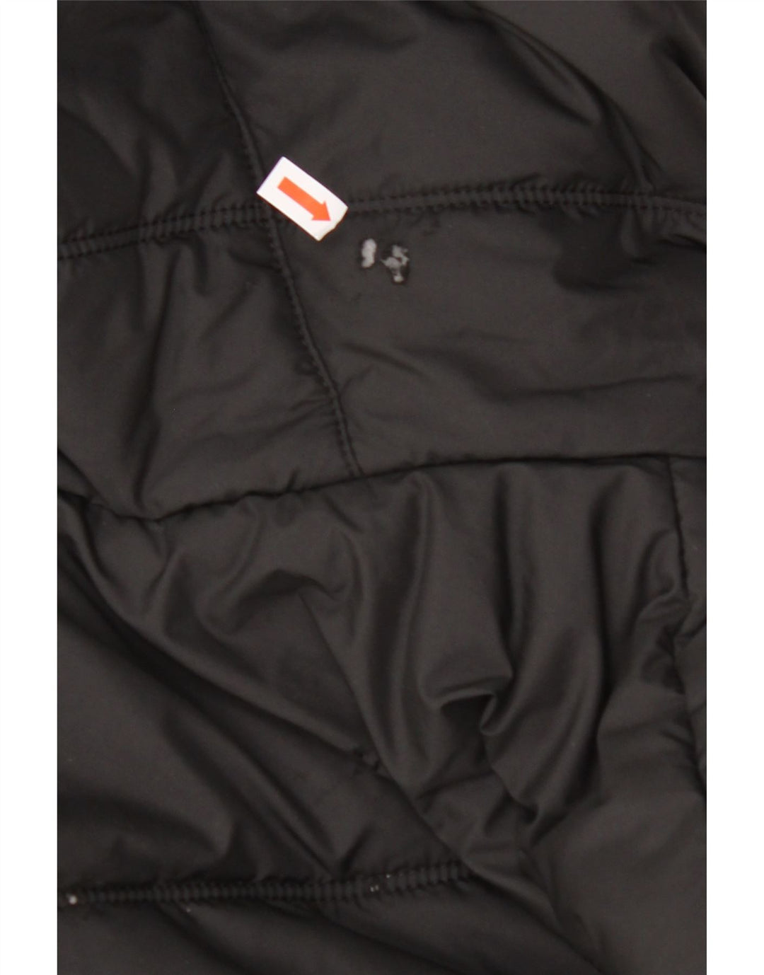 JACK WOLFSKIN Chaqueta acolchada con capucha para hombre UK 40 Medium Negro Poliéster