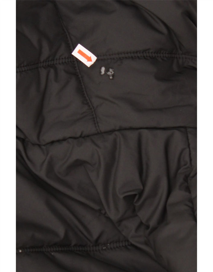 JACK WOLFSKIN Chaqueta acolchada con capucha para hombre UK 40 Medium Negro Poliéster