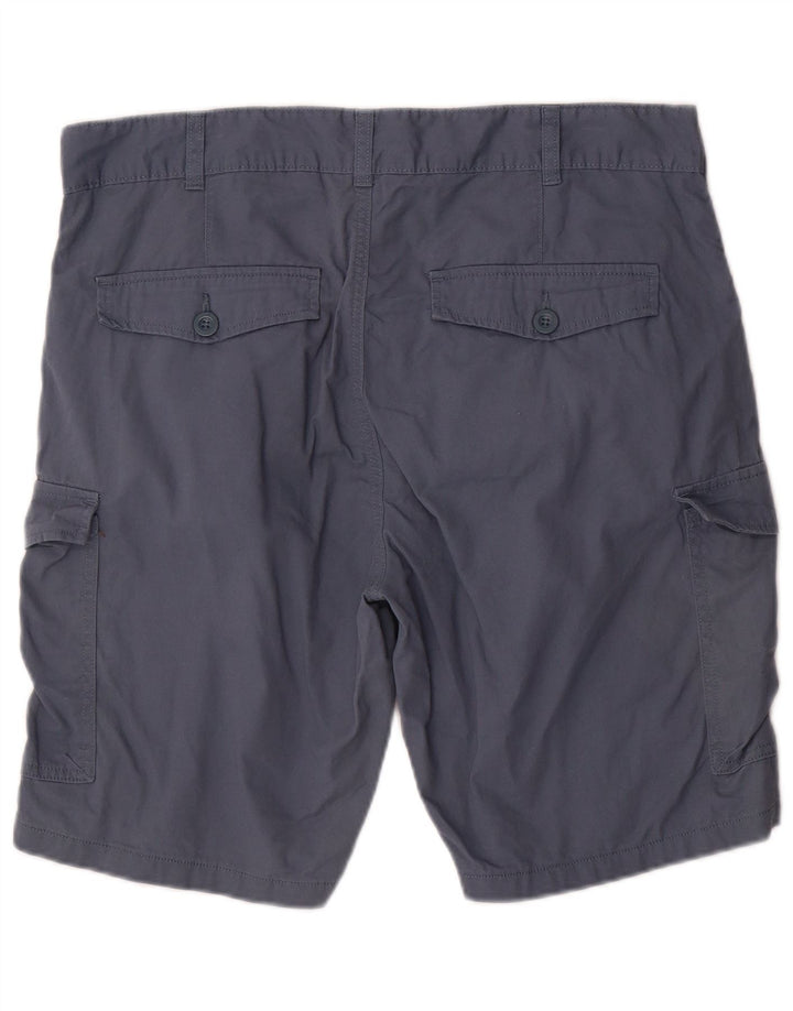 Pantalones cortos tipo cargo para hombre Mountain Warehouse W36 Algodón azul grande