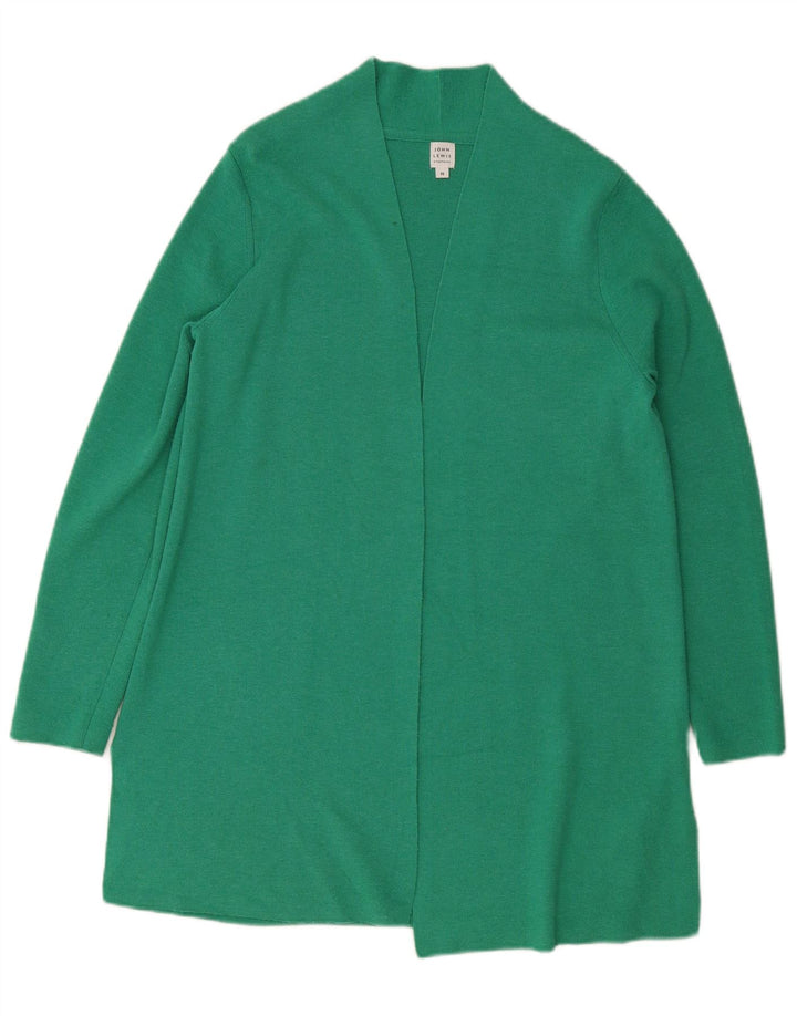 John Lewis - Cárdigan abierto largo para mujer, talla 40, color verde medio