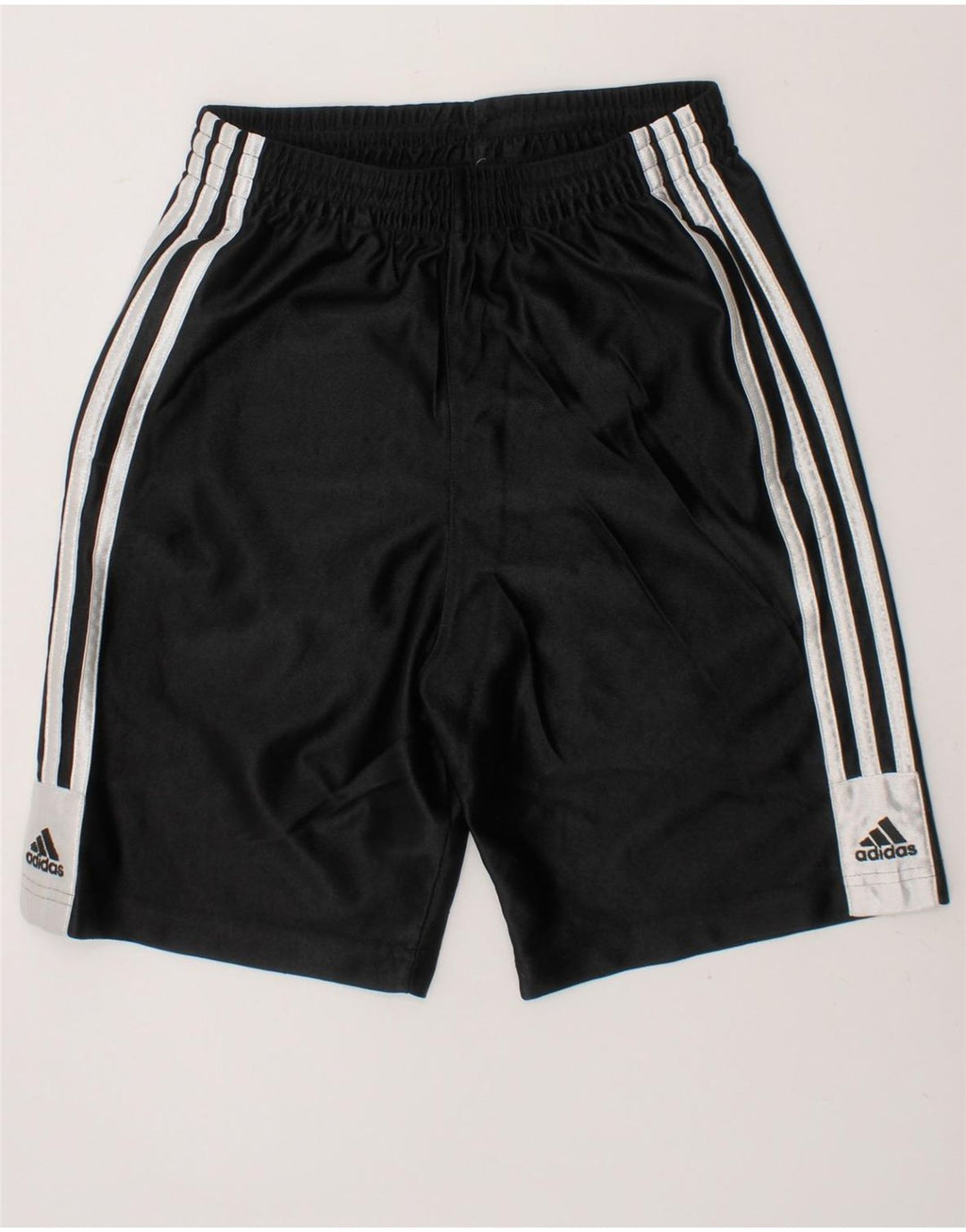 ADIDAS Boys Sport Shorts 9-10 Years  Black Polyester Vintage Adidas and Second-Hand Adidas from Messina Hembry 